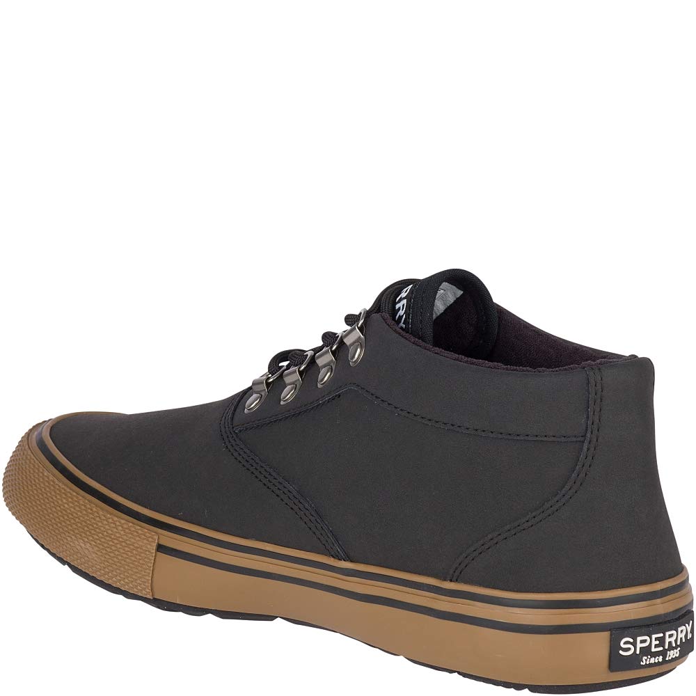 Sperry Men's Striper Storm Chukka Winter Boot, Black Leather, 8