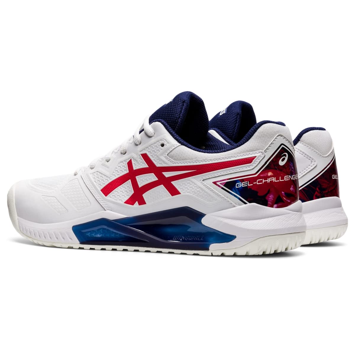 ASICS Gel-Challenger 13 Tennis Shoe White/Classic Red 11.5 D (M)