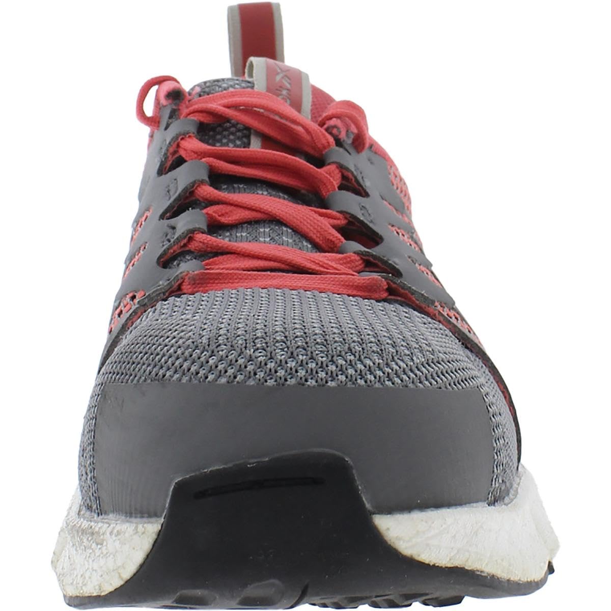 Reebok Women's Rb312 Fusion Flexweave Safety Toe Athletic Work Shoe Grey 8 Grey and Red