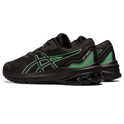 ASICS Boy's GT-1000 11 GS (Little Kid/Big Kid) Graphite Grey/New Leaf 4 Big Kid M