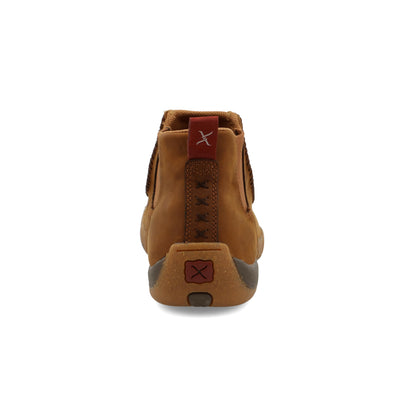 Twisted X Men's 4" Chelsea Driving Moc, Moc Toe with CellSole, Tan & Spice, 8 M