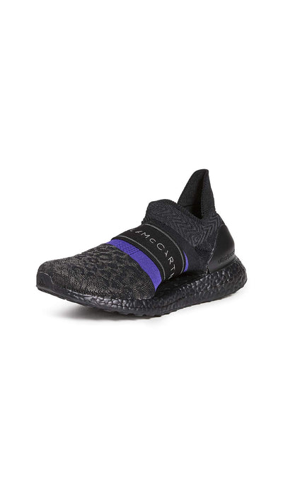 adidas by Stella McCartney Ultraboost X 3.D. Knit Sneaker Core Black/Core Purple 7 M