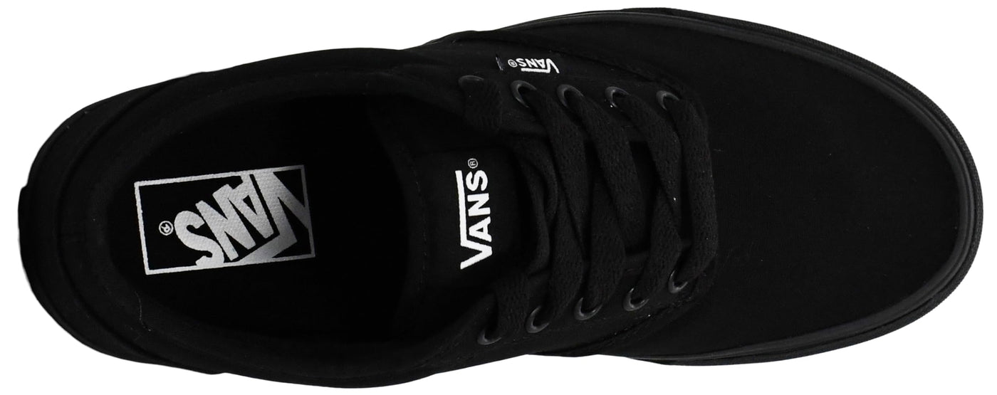 Vans Men's Atwood Sneaker, Black (Black/Black Canvas), 11.5