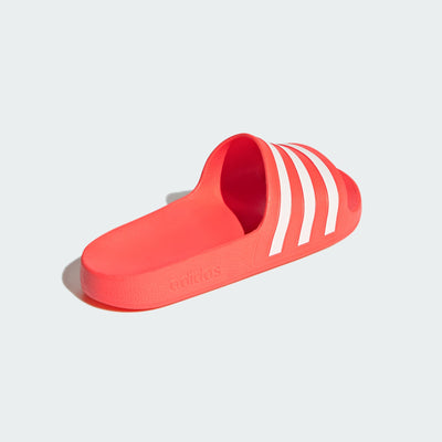 adidas Unisex Adilette Aqua Slide Sandal, Solar Red/White/Solar Red, 7 US Men