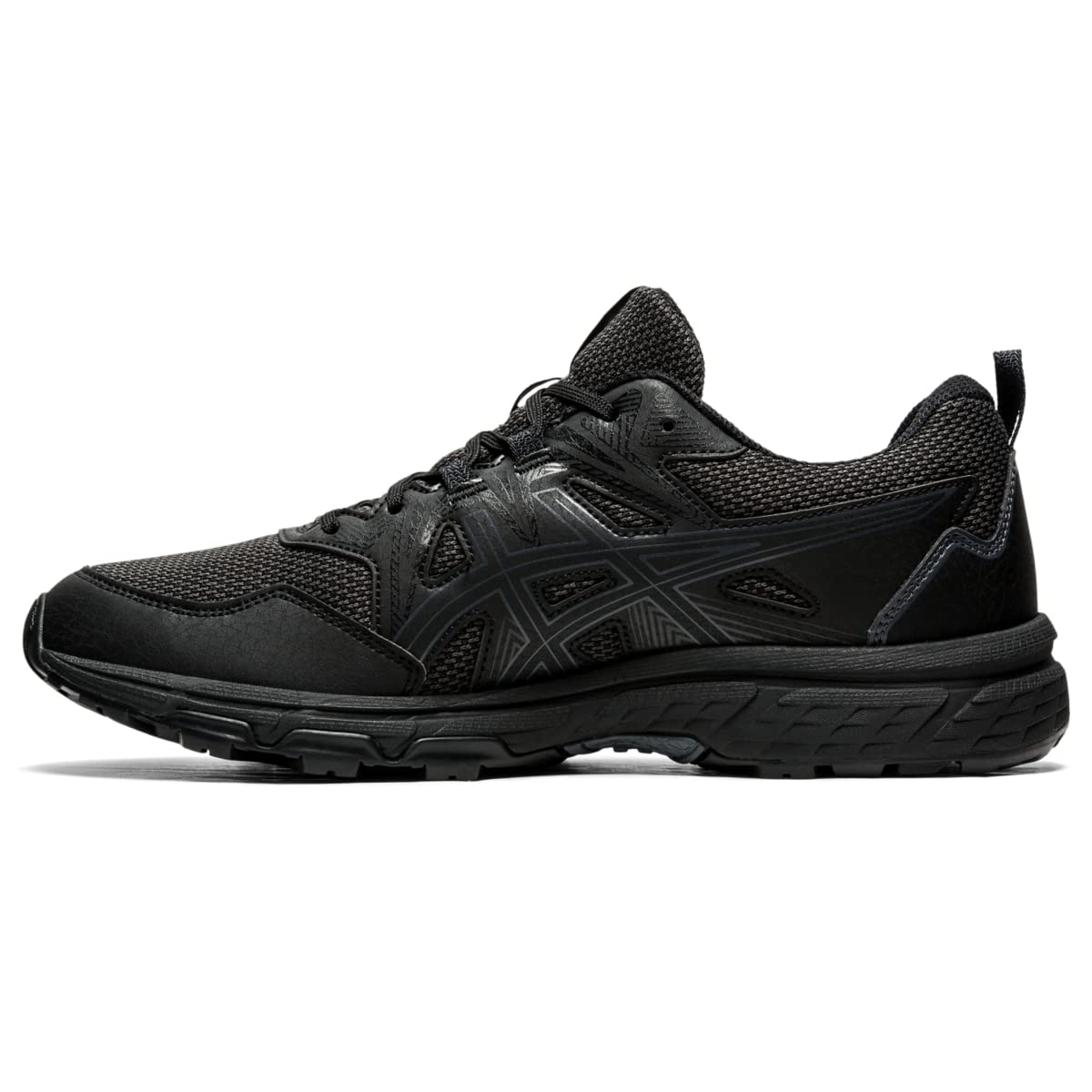 ASICS Men's Gel-Venture 8 Running Shoes, 7, Black/Black