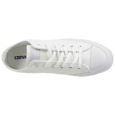 Converse Men's Chuck Taylor All Star 2018 Seasonal Low Top Sneaker, Mono White, 6