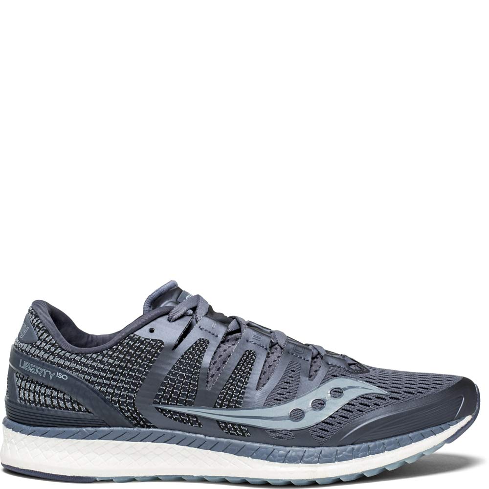 Saucony Men's Liberty ISO Shoes, Grey/Fog, 11