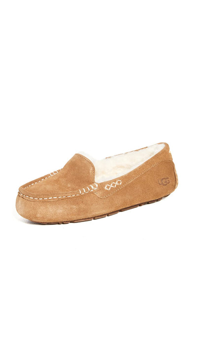 UGG Women's Ansley Slipper 12 Chestnut