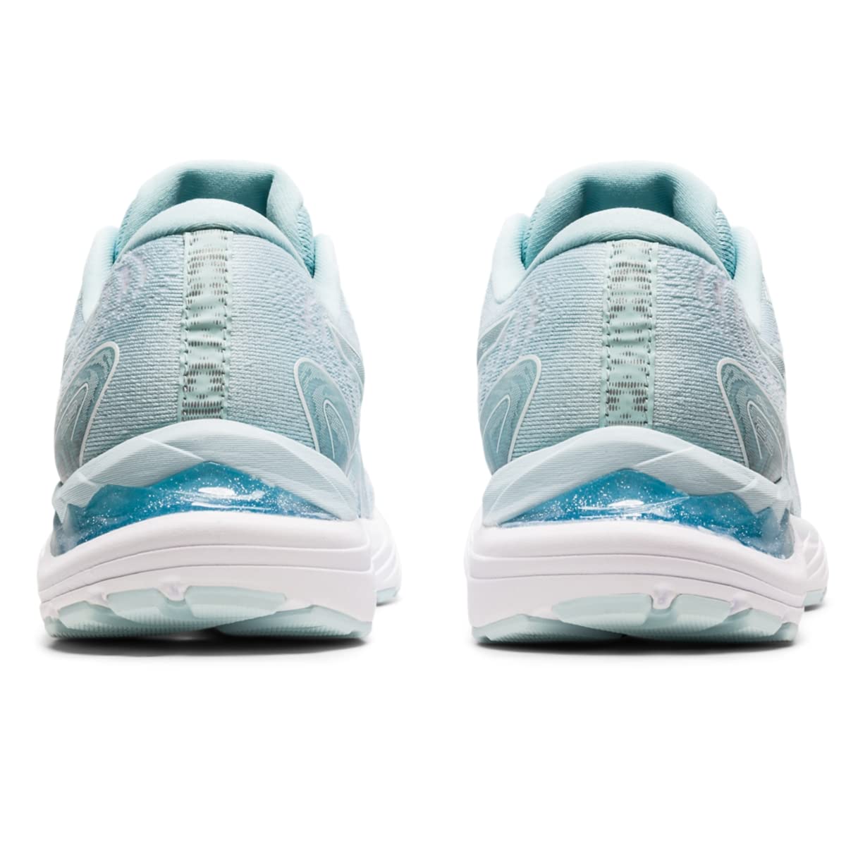 ASICS Women's Gel-Cumulus 23 Running Shoes, 8, Aqua Angel/White