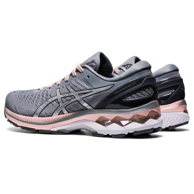 ASICS Women's Gel-Kayano 27 Running Shoes, 5.5, Sheet Rock/Pure Silver