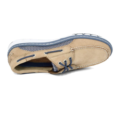 Sperry Men's Billfish Ultralite Boat Shoe Taupe/Blue 13