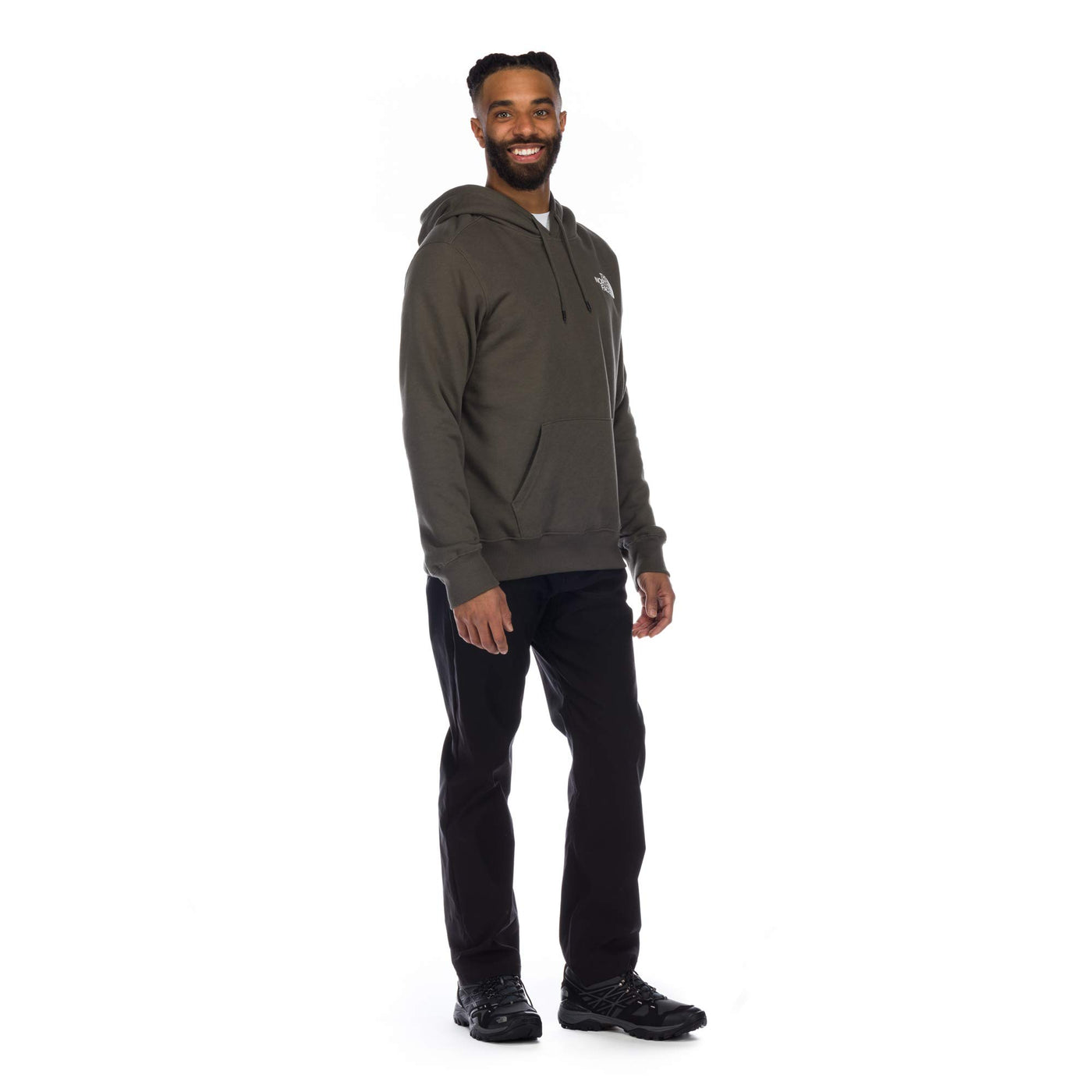 The North Face Men's 80/20 Throwback Hoodie, New Taupe Green (Past Season), Large