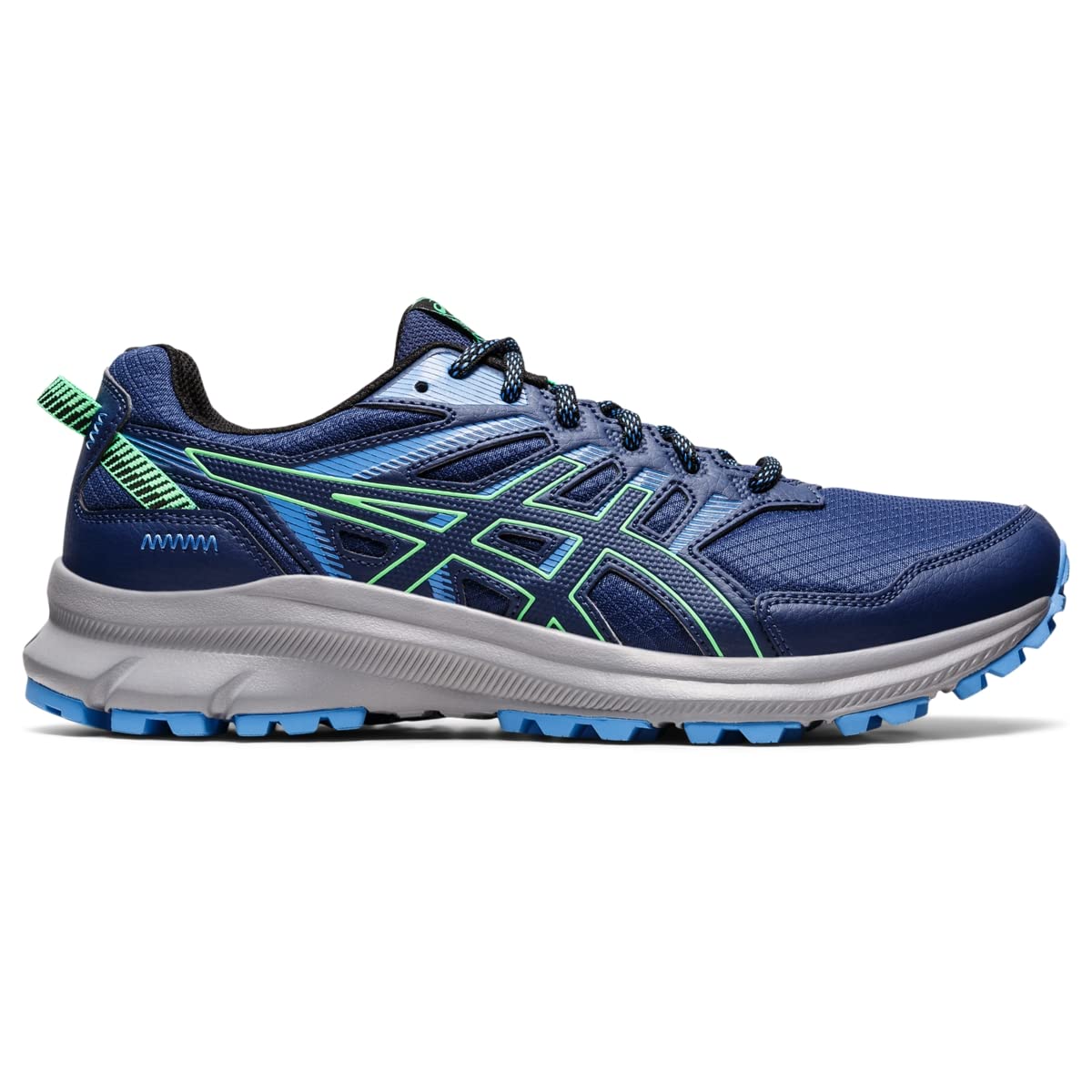 ASICS Men's Trail Scout 2 Running Shoes, 9.5, DEEP Ocean/New Leaf