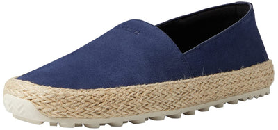 Coach New York Men's Suede Espadrille, Cobalt, Blue, 11 Medium US