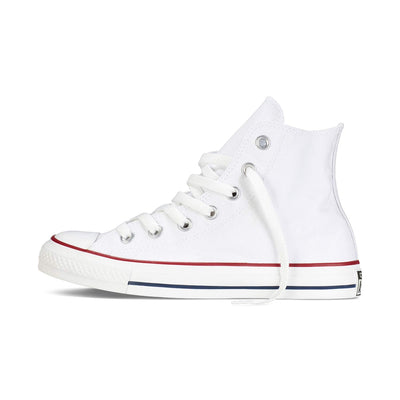 Converse Mens All Star Hi Top Chuck Taylor Chucks Sneaker Trainer - Optical White - 8