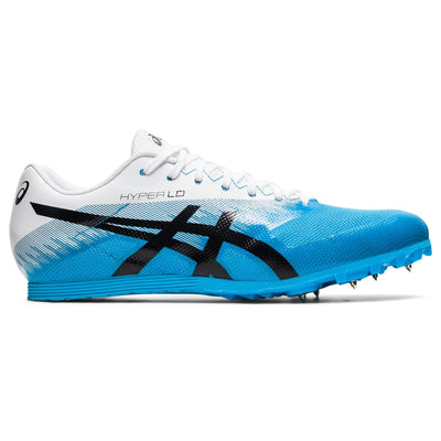 ASICS Unisex HYPER LD 6 Track & Field Shoes, 10.5, DIGITAL AQUA/BLACK