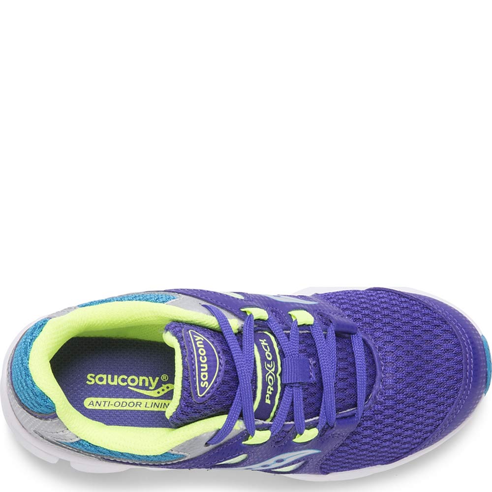 Saucony Unisex-Child Kotaro 4 Sneaker 13.5 Wide Little Kid Purple/Blue