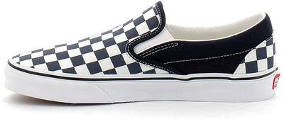 Vans Men's Classic Slip-On Checkerboard Sneakers, Parisian Night/True White, 10 Medium US