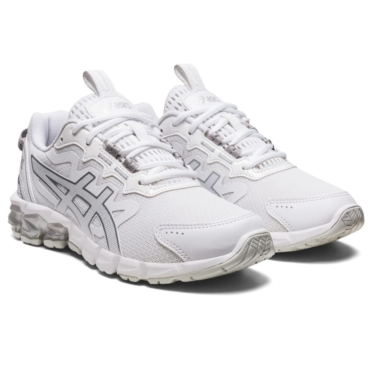 ASICS Women's Gel-Quantum 90 Sneakers, White/Pure Silver, 8.5 Medium US