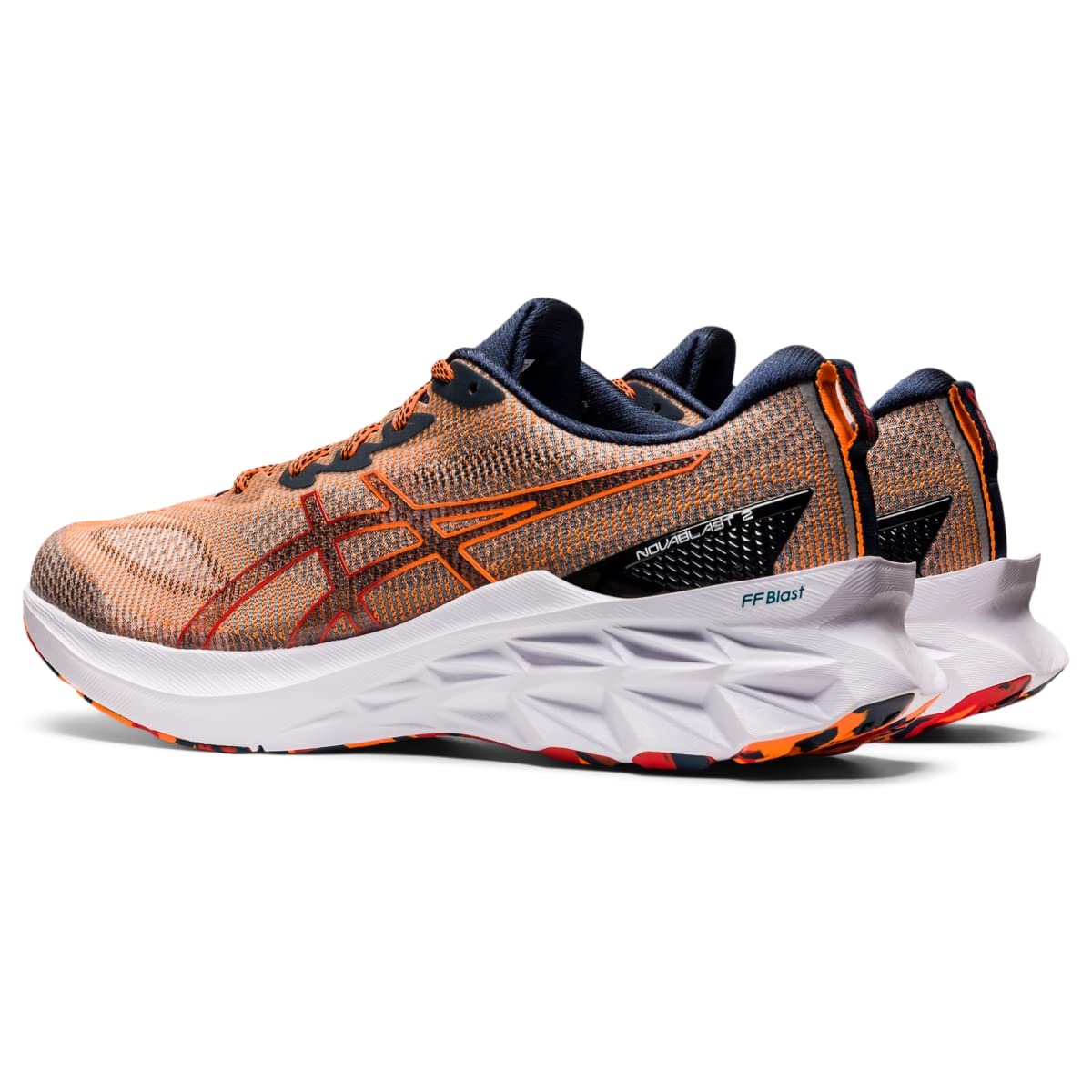 ASICS Men's NOVABLAST 2 LE Running Shoes, 8, Shocking Orange/Shocking Orange