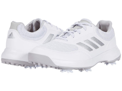 adidas Women's Tech Response 2.0 Golf Shoe 7.5 White/Silver/Grey