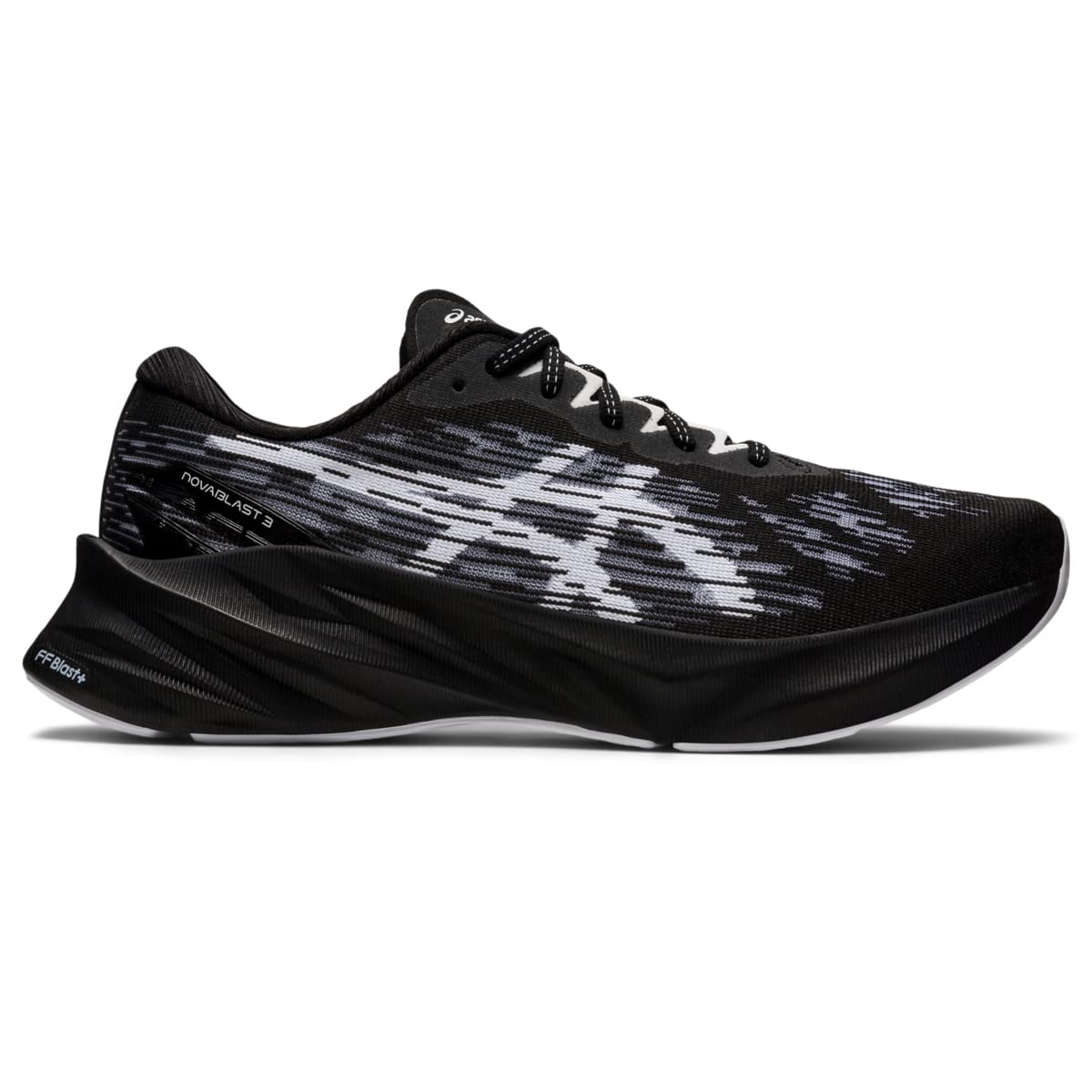 ASICS Men's NOVABLAST 3 Running Shoes 14 Black/White