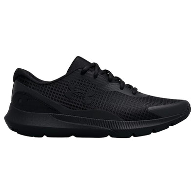 Under Armour Women's Surge 3 Running Shoe 6.5 Black (002)/Black