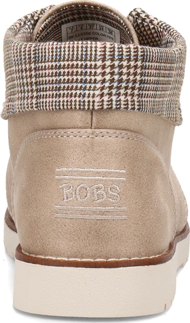 Skechers Women's BOBS Chill Lugs - Bretton Woods Ankle Bootie 8 Taupe