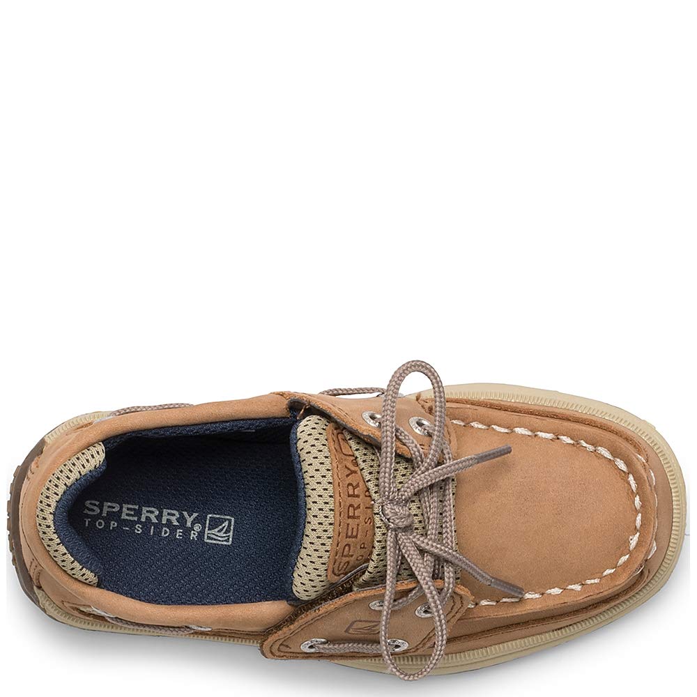 Sperry Top-Sider Lanyard CB Boat Shoe (Toddler/Little Kid) Little Kid (4-8 Years) 6.5 Little Kid Dark Tan/Navy