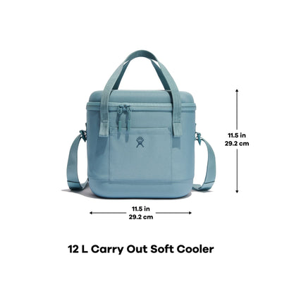 Hydro Flask 12 L Reusable Insulated Bag Carry Out Soft Cooler Cactus - 24 Hours Cold, BPA-Free, Non-Toxic