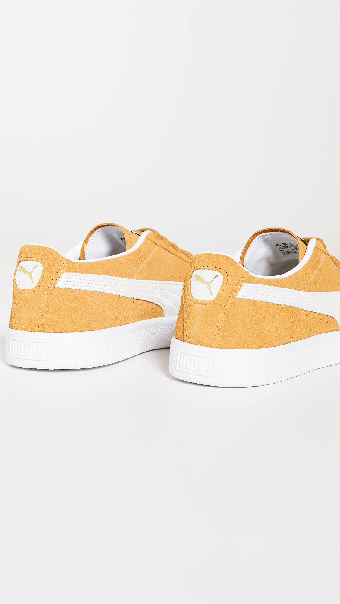 PUMA Select Men's Suede VTG Sneakers, Honey Mustard/Puma White, 10.5 Medium US