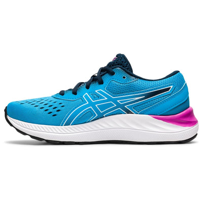 ASICS Girl's Gel-Excite 8 GS (Little Kid/Big Kid) Digital Aqua/White 3.5 Big Kid M