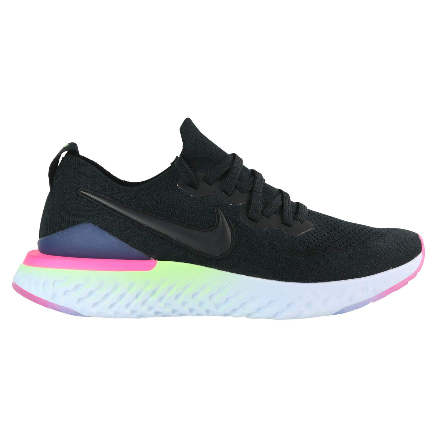 Nike Womens Epic React Flyknit 2 Running Trainers BQ8927 Sneakers Shoes (UK 2.5 US 5 EU 35.5, Black Sapphire 003)