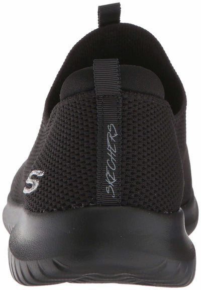 Skechers Women's Ultra Flex-First Take, Black, 7.5 Wide