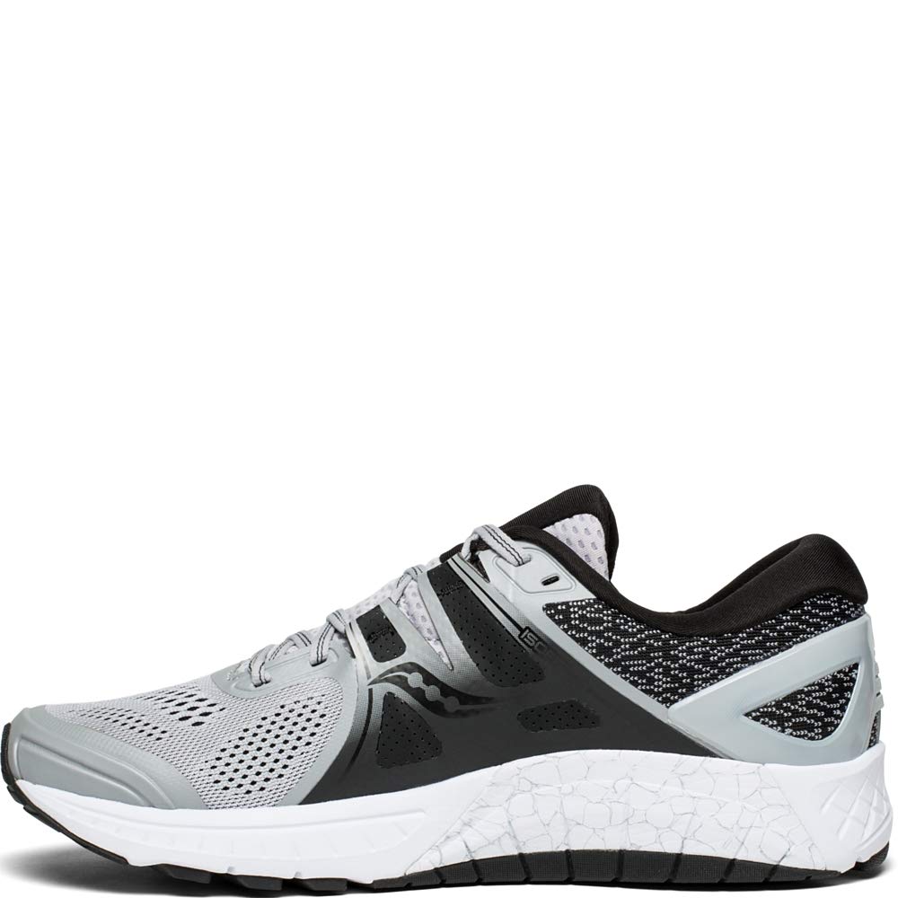 Saucony Men's Omni ISO Shoes, Grey/Black, 10