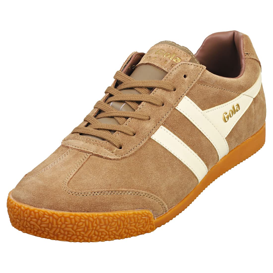 Gola Men's Harrier Fashion Sneaker 8 Tobacco/Off-white