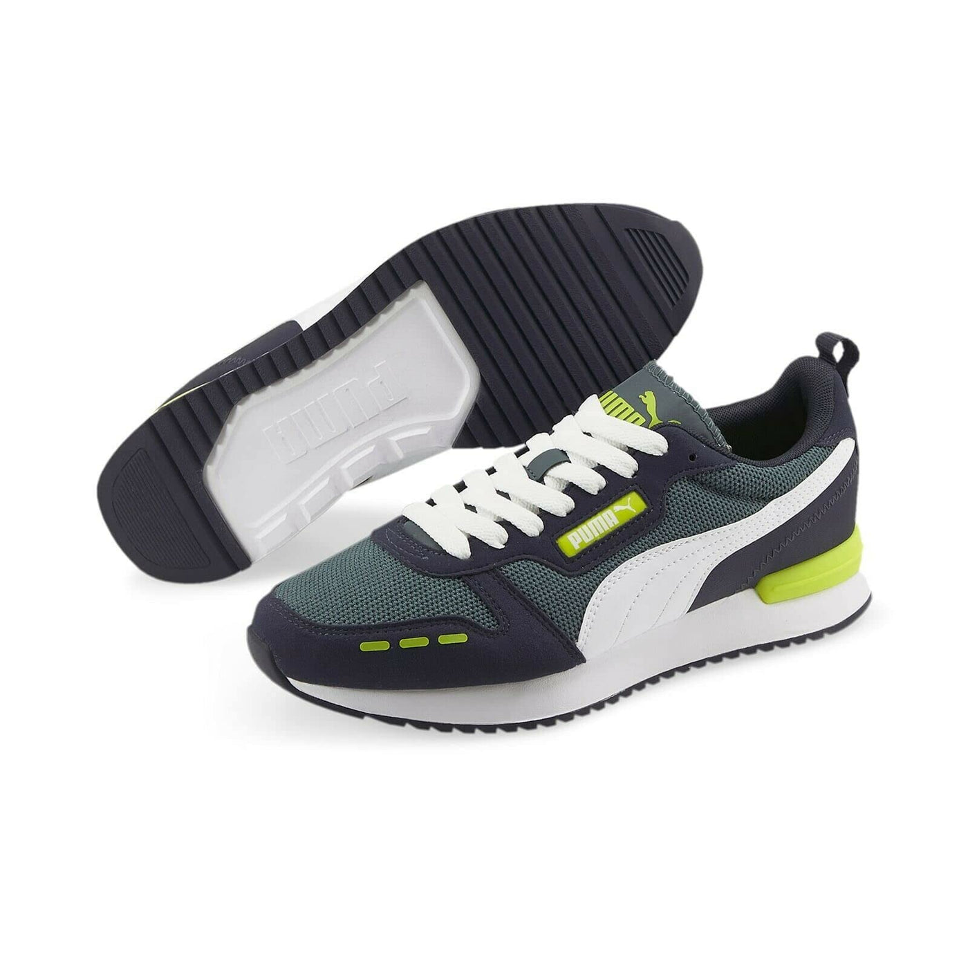 PUMA R78 Dark Slate/Puma White/Parisian Night/Limepunch 9 D (M)