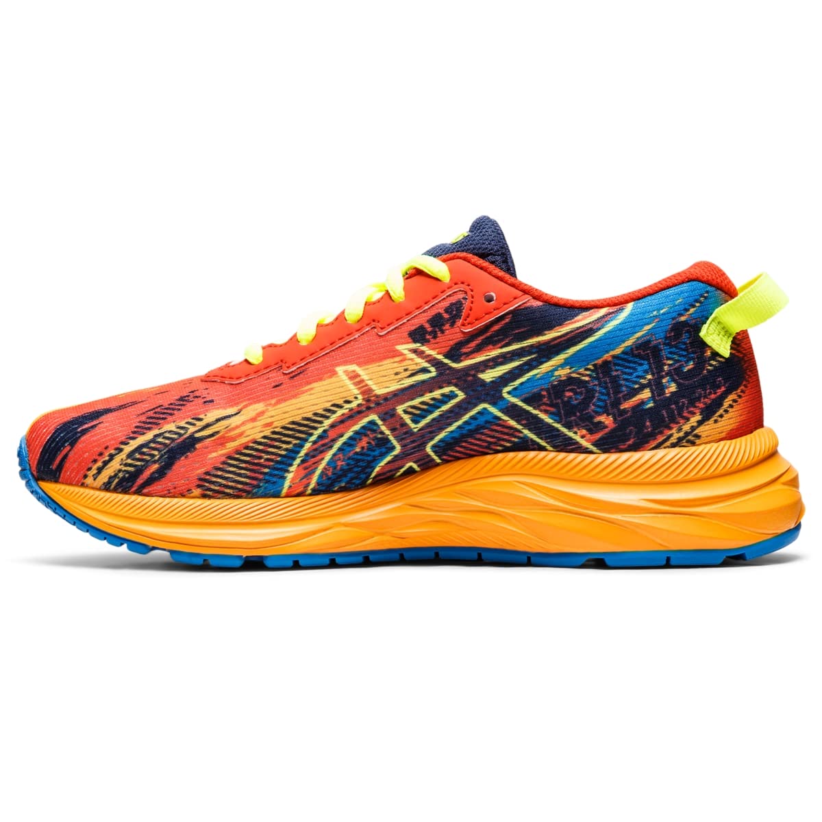 ASICS Kid's Gel-Noosa TRI 13 Grade School Running Shoes 2 Big Kid Cherry Tomato/Safety Yellow