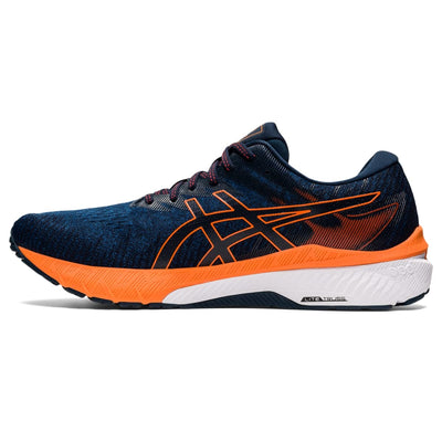 ASICS Men's GT-2000 10 Running Shoes, 12.5, MAKO Blue/Shocking Orange