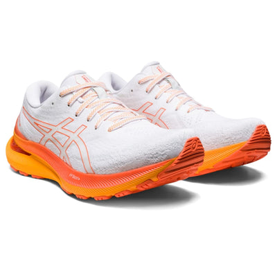 ASICS Men's Gel-Kayano 29 Running Shoes, 10.5, White/NOVA Orange