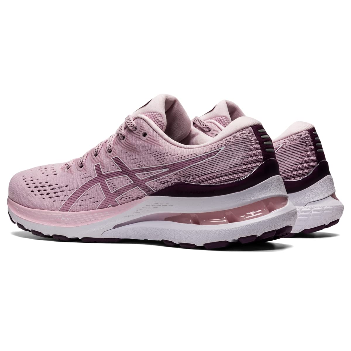 ASICS Women's Gel-Kayano 28 Running Shoes, 13, Barely Rose/White