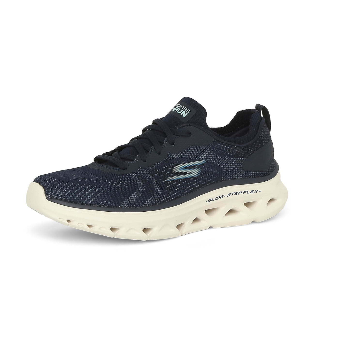 Skechers Womens GO Run Glide Step Flex Shoes 10 Navy