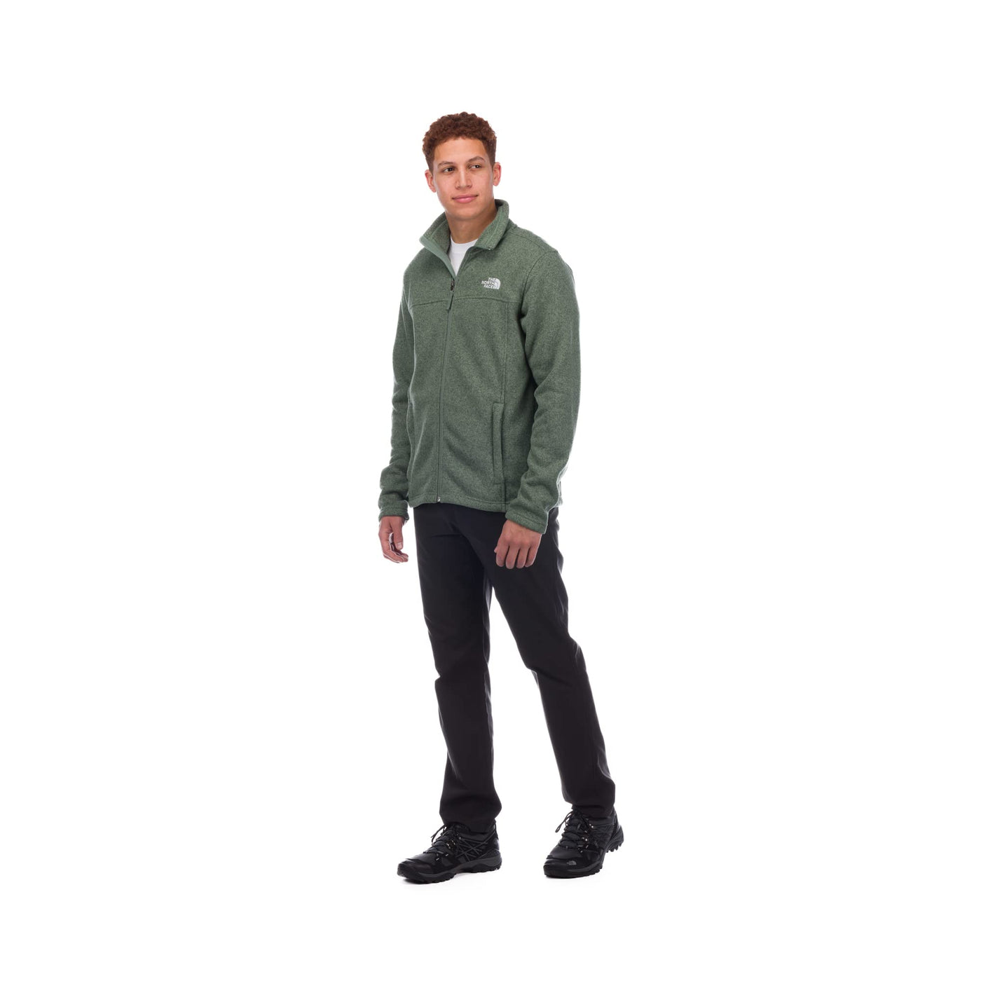 THE NORTH FACE Men's Tsillan Full Zip Jacket, Laurel Wreath Green Hther, XX-Large