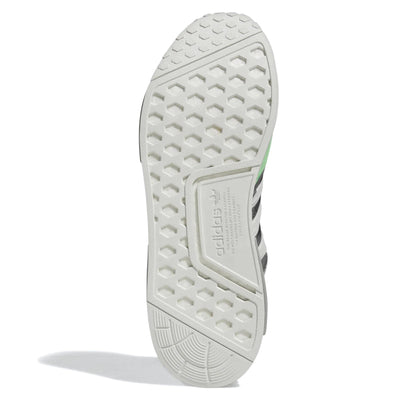 adidas Men's Modern, Crystal White Grey Three Screaming Green, 8.5