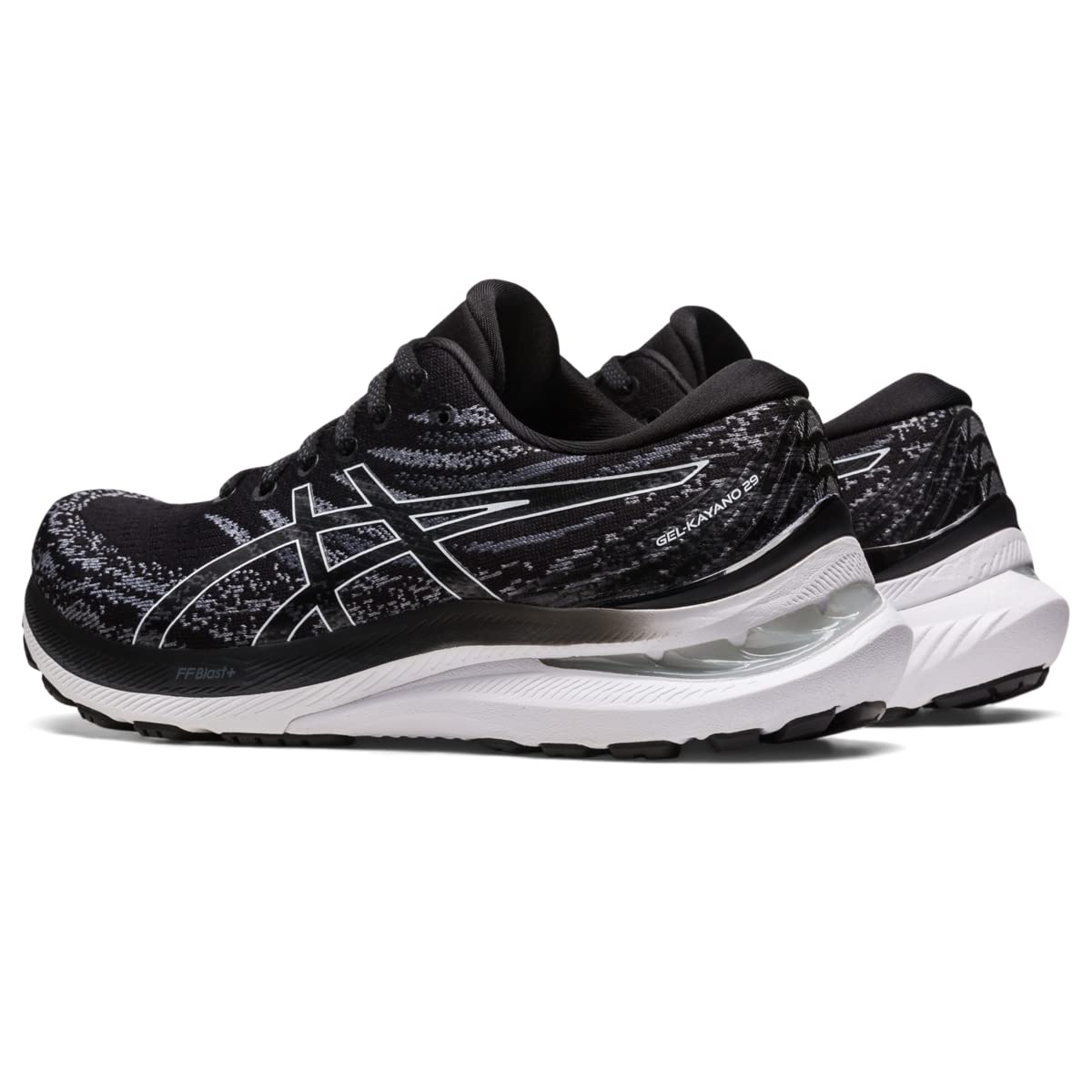 ASICS Women's Gel-Kayano 29 Running Shoes, 11, Black/White