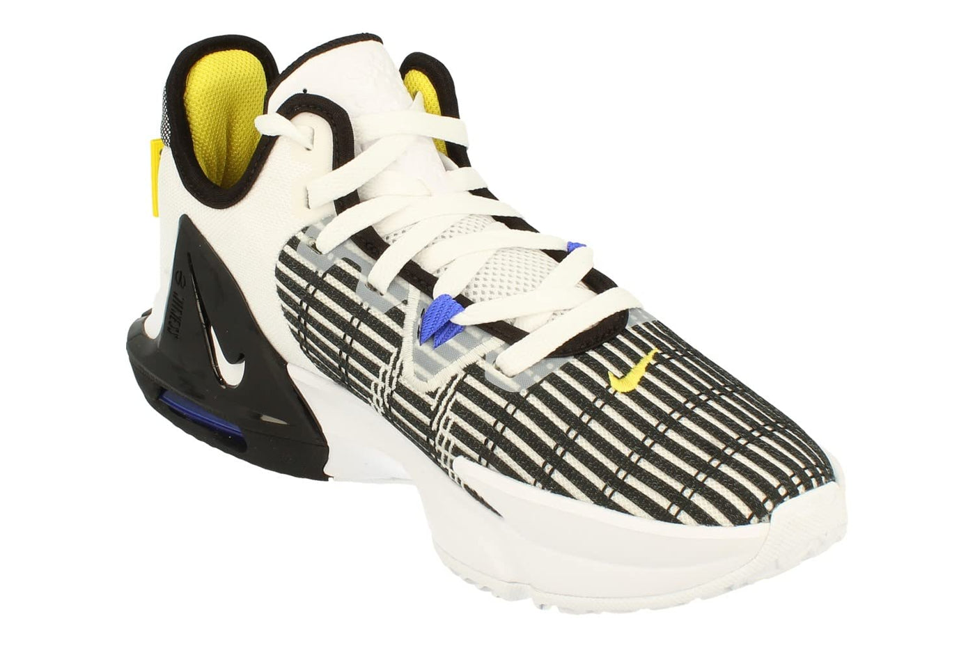 Nike Lebron Witness VI Mens Basketball Trainers CZ4052 Sneakers Shoes (UK 11.5 US 12.5 EU 47, White Black Persian Violet 100)