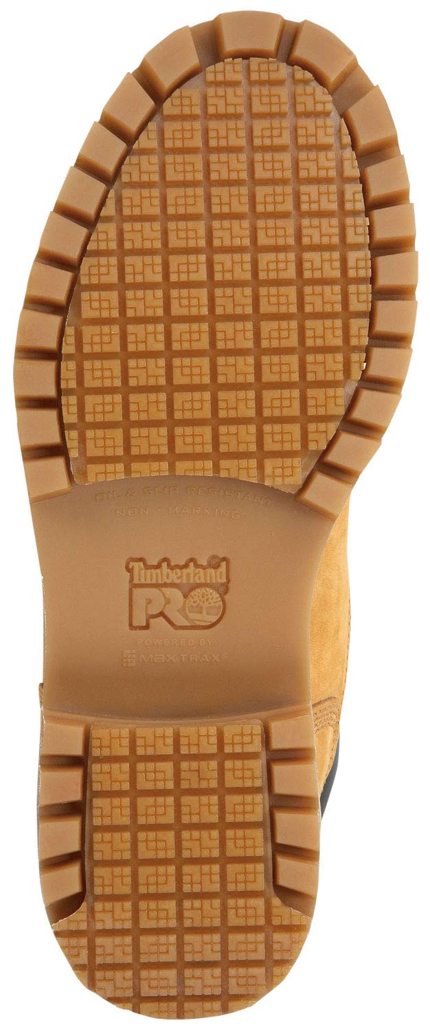 Timberland PRO 6IN Direct Attach Men's, Wheat, Soft Toe, MaxTrax Slip Resistant, WP/Insulated Boot (7.0 M)