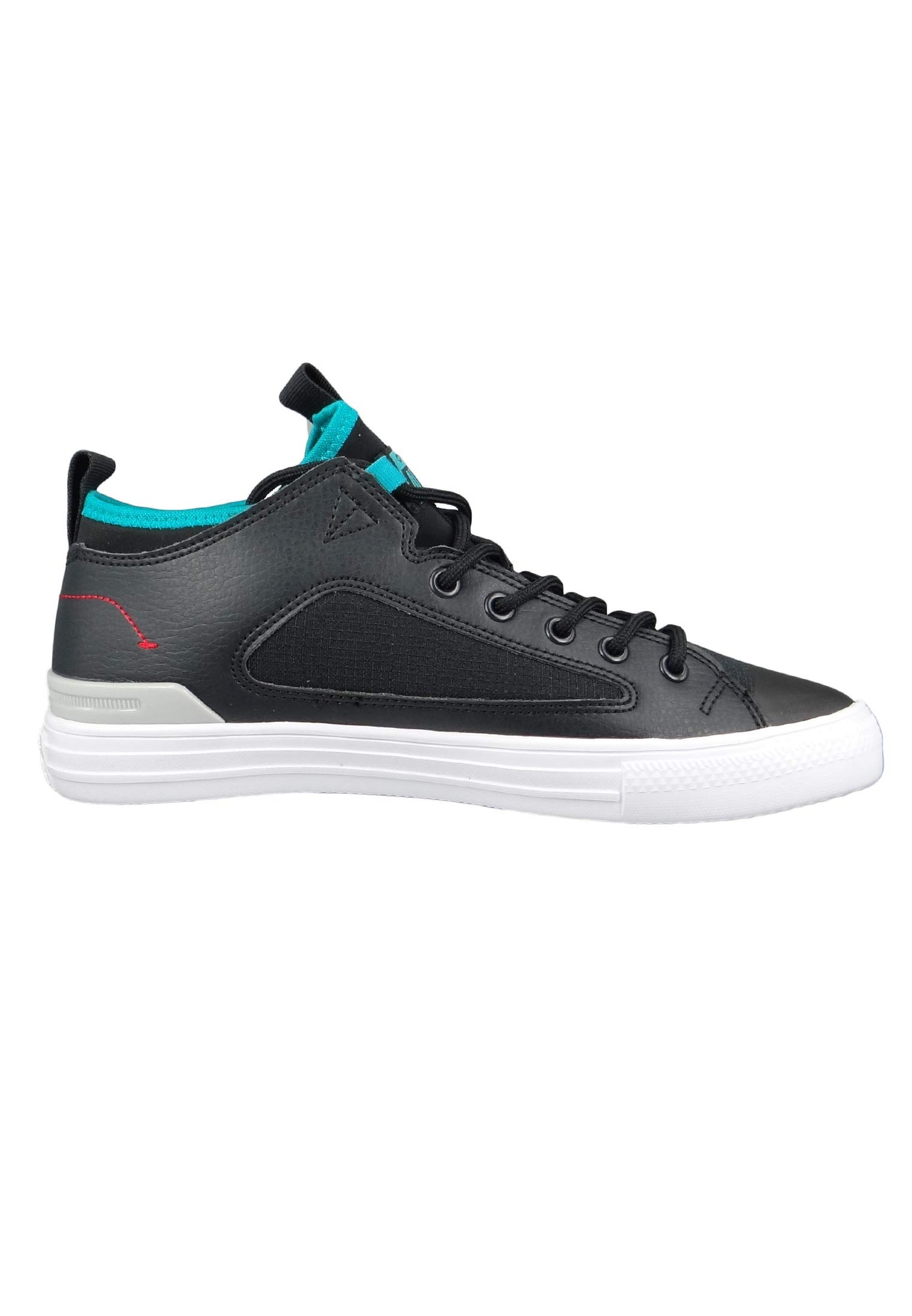 Converse Men's Chuck Taylor All Star Ultra Shoot for The Moon Sneaker 9 Black/White/Turbo Green