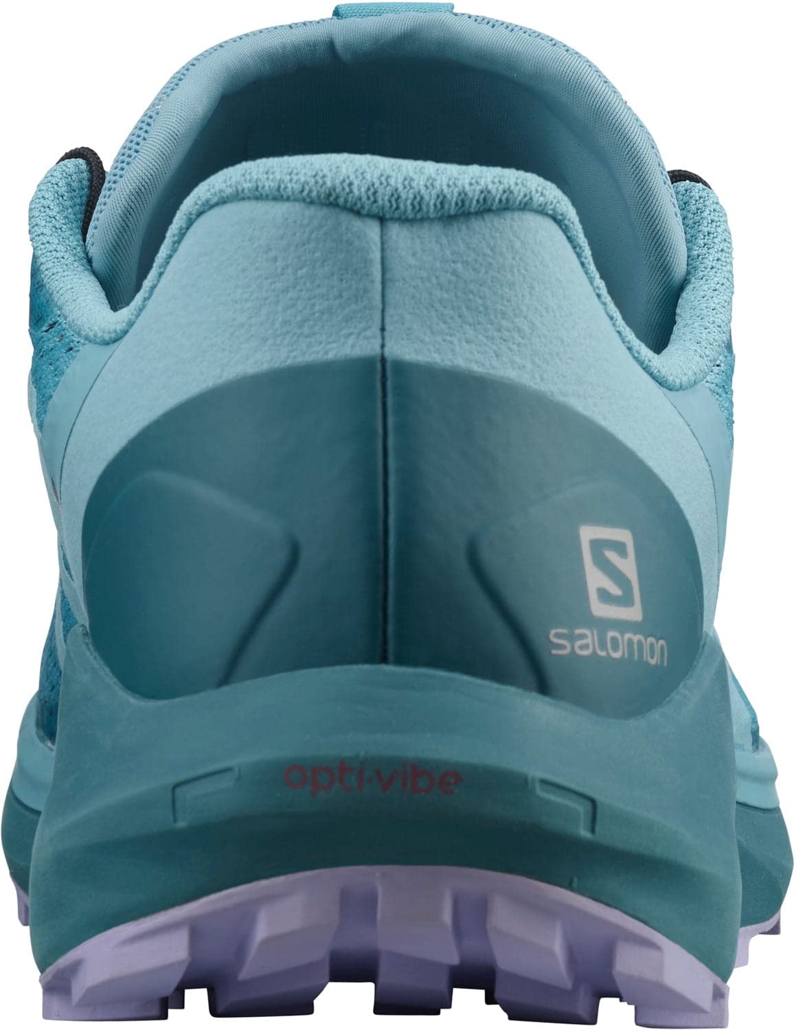 Salomon Women's Sense Ride 4 Running Shoe 9 Delphinium Blue/Mallard Blue/Lavender