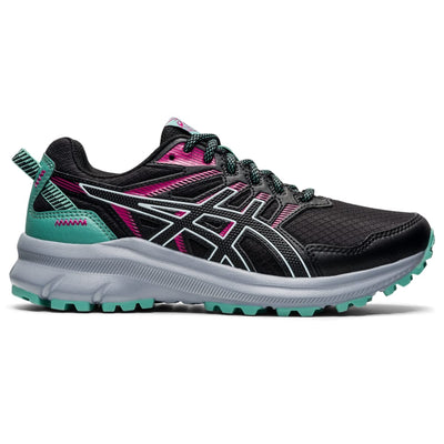 ASICS Women's Trail Scout 2 Running Shoes, 8, Black/Soothing SEA